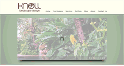 Desktop Screenshot of knolllandscapedesign.com